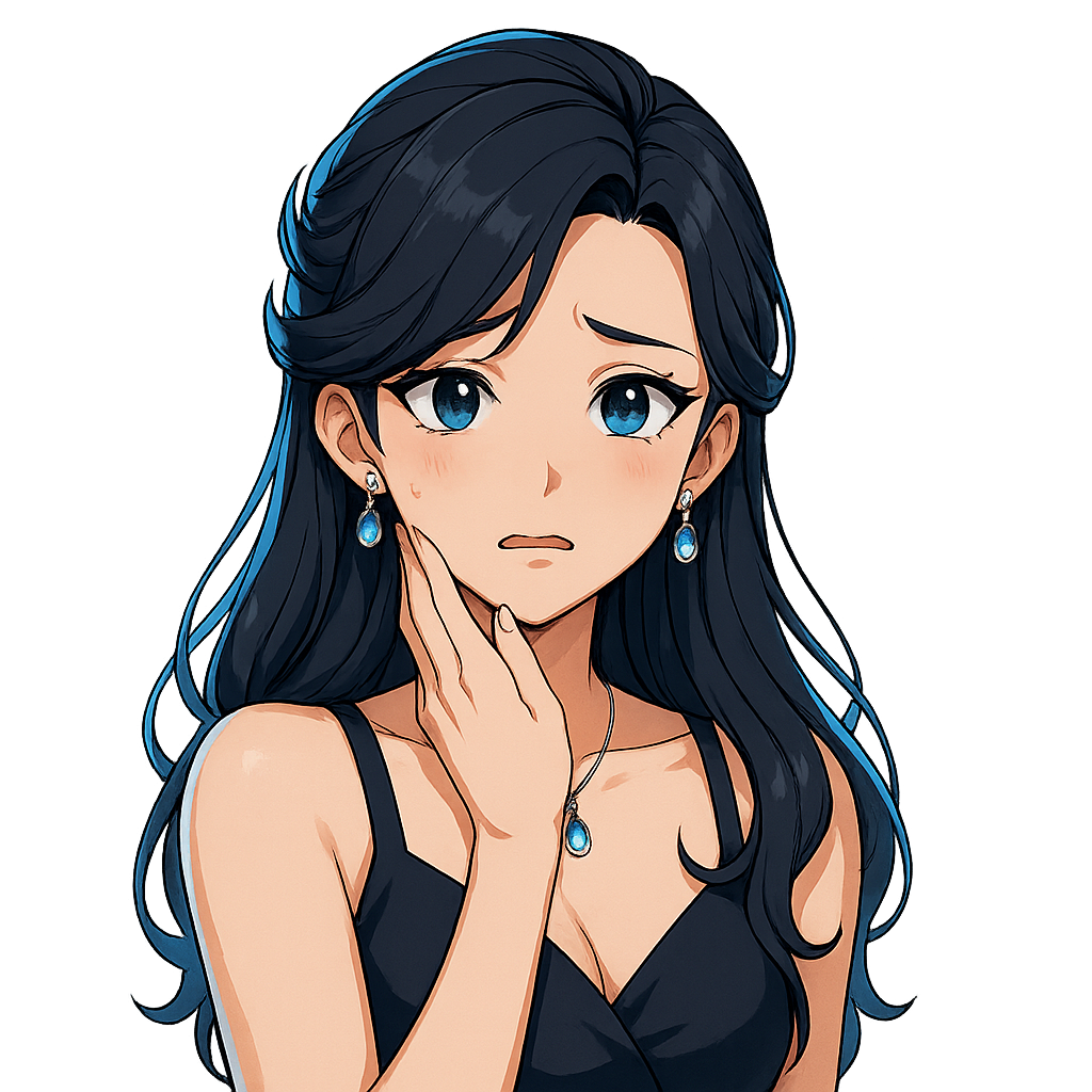 悩んでいる女性（夜職・賃貸のお悩み）