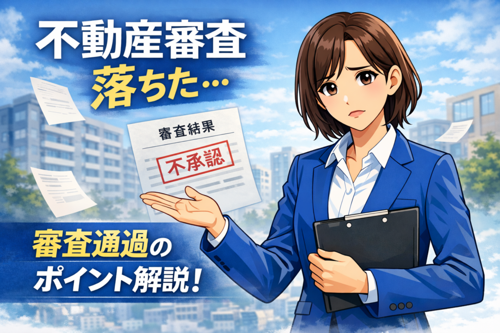 不動産審査に落ちた時の対処法
