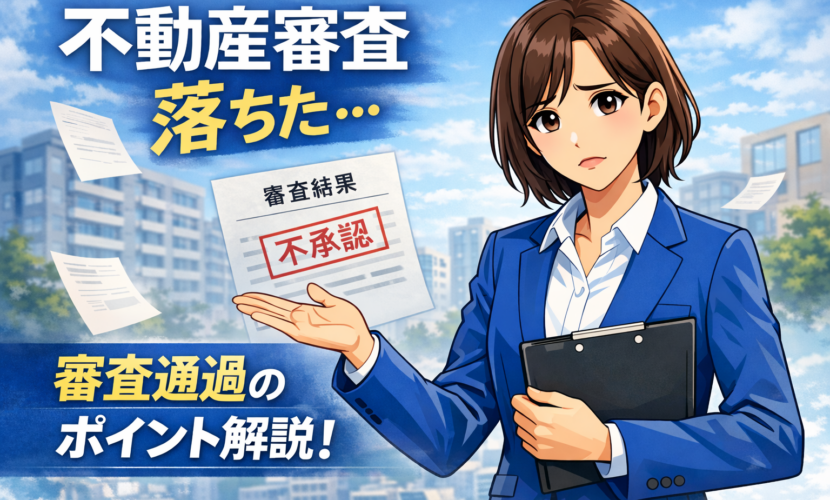 不動産審査に落ちた時の対処法