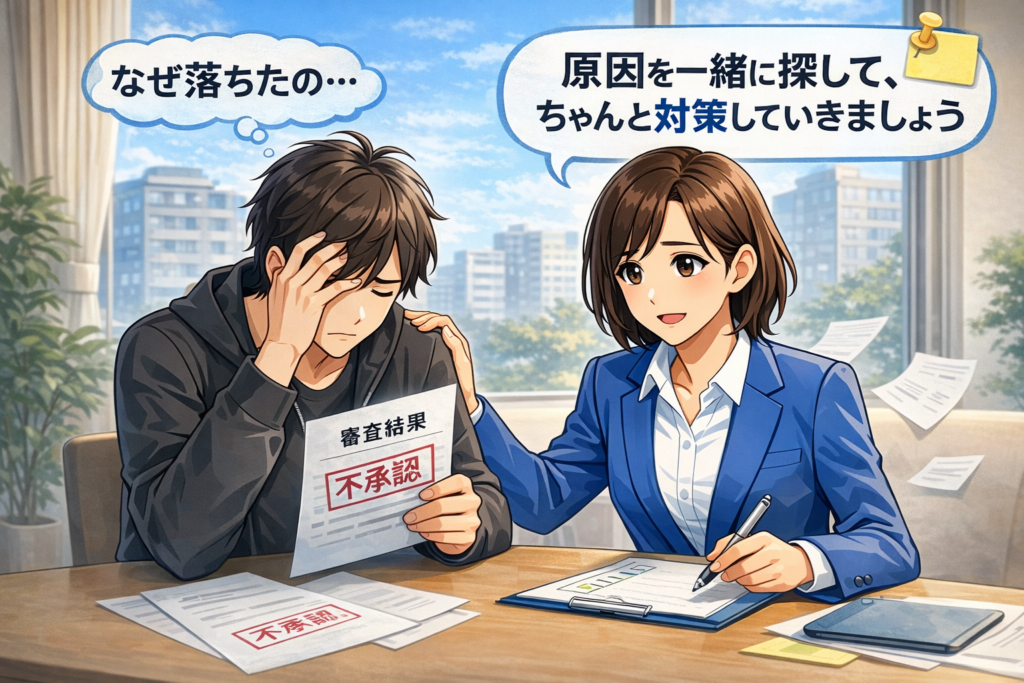 不動産審査に落ちたら